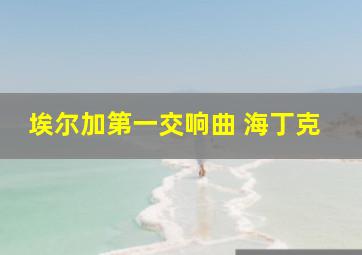 埃尔加第一交响曲 海丁克